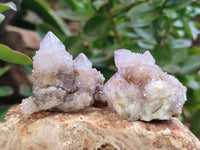 Natural Amethyst Spirit Quartz Clusters x 35 From Boekenhouthoek, South Africa