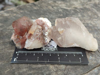 Natural Red Hematoid Quartz Clusters x 25 From Karoi, Zimbabwe