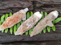 Natural Drusy Quartz Coated Calcite Pseudomorph Specimens x 20 From Alberts Mountain, Lesotho