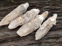 Natural Drusy Quartz Coated Calcite Pseudomorph Specimens x 20 From Alberts Mountain, Lesotho