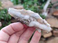 Natural Drusy Quartz Coated Calcite Pseudomorph Specimens x 20 From Alberts Mountain, Lesotho