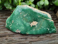 Polished On One Side Emerald Mtorolite Plates x 3 From Mutorashanga, Zimbabwe