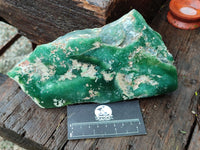 Polished On One Side Emerald Mtorolite Plates x 3 From Mutorashanga, Zimbabwe