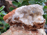 Natural Limonite Quartz Clusters x 6 From Solwezi, Zambia