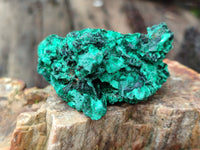 Natural Silky Malachite Specimens x 35 From Kasompe, Congo