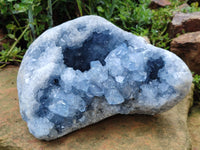 Natural Celestite Geode Specimen x 1 From Sakoany, Madagascar