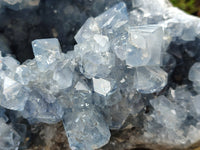 Natural Celestite Geode Specimen x 1 From Sakoany, Madagascar