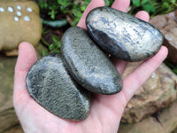 Polished Pharaoh Stone Palm Stones x 6 From Zimbabwe