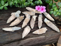 Natural Drusy Quartz Coated Calcite Pseudomorph Specimens x 12 From Alberts Mountain, Lesotho