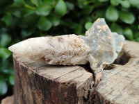 Natural Drusy Quartz Coated Calcite Pseudomorph Specimens x 12 From Alberts Mountain, Lesotho