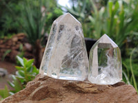 Polished Clear Quartz Crystals x 12 From Madagascar