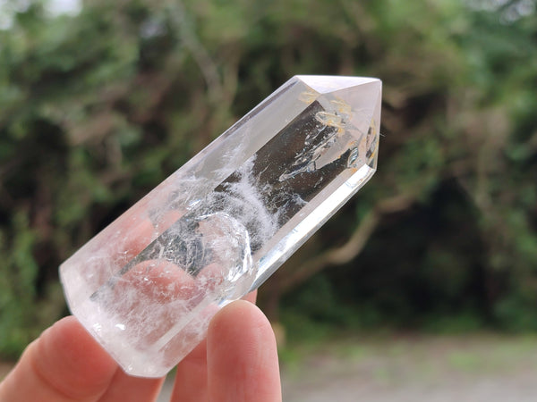 Polished Clear Quartz Crystals x 12 From Madagascar