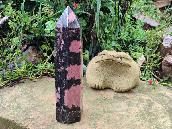 Polished Rhodonite Tower x 1 From Madagascar