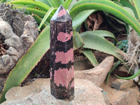 Polished Rhodonite Tower x 1 From Madagascar