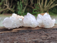 Natural Amethyst Spirit Quartz Clusters x 12 From Boekenhouthoek, South Africa