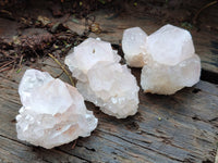 Natural Amethyst Spirit Quartz Clusters x 12 From Boekenhouthoek, South Africa