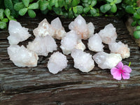 Natural Amethyst Spirit Quartz Clusters x 12 From Boekenhouthoek, South Africa