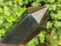 Polished Double Terminated Black Basalt Points x 3 From Antsirabe, Madagascar