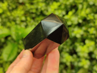 Polished Black Basalt Points x 12 From Antsirabe, Madagascar