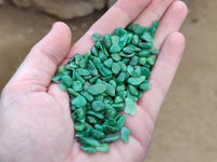 Polished Aventurine Chips - sold per kg - From Zimbabwe