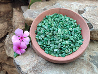 Polished Aventurine Chips - sold per kg - From Zimbabwe