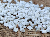 Polished Howlite Chips - sold per kg - From Zimbabwe