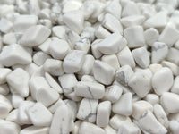 Polished Howlite Chips - sold per kg - From Zimbabwe