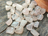 Polished Rose Quartz Chips - sold per kg - From Madagascar