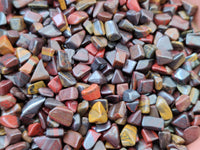 Polished Banded Tiger Iron Jasper Chips - sold per kg - From Australia