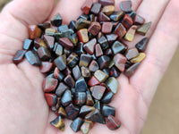 Polished Banded Tiger Iron Jasper Chips - sold per kg - From Australia