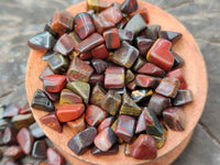 Polished Banded Tiger Iron Jasper Chips - sold per kg - From Australia