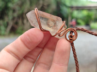 Hand Made Copper Wire Wrapped Pendants x 6 From Southern Africa