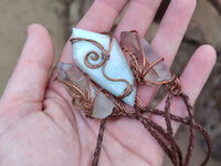 Hand Made Copper Wire Wrapped Pendants x 6 From Southern Africa