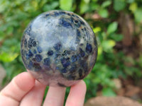 Polished Iolite Spheres x 3 From Madagascar