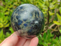 Polished Iolite Spheres x 3 From Madagascar