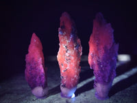 Natural Drusy Quartz Coated Calcite Pseudomorph Specimens x 12 From Alberts Mountain, Lesotho