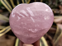 Polished Rose Quartz Hearts 12 x From Ambatondrazaka, Madagascar