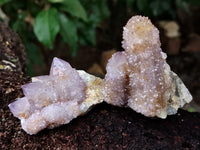 Natural Ametrine Spirit Quartz Clusters x 12 From Boekenhouthoek, South Africa