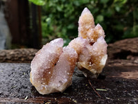 Natural Ametrine Spirit Quartz Clusters x 12 From Boekenhouthoek, South Africa