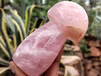 Polished Rose Quartz Mushrooms x 6 From Ambatondrazaka, Madagascar