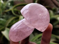 Polished Rose Quartz Mushrooms x 6 From Ambatondrazaka, Madagascar