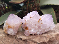 Natural Amethyst Spirit Quartz Clusters x 15 From Boekenhouthoek, South Africa