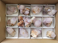 Natural Amethyst Spirit Quartz Clusters x 15 From Boekenhouthoek, South Africa