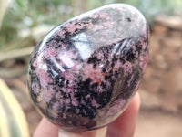 Polished Rhodonite Eggs x 6 From Ambindavato, Madagascar