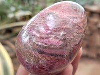 Polished Rhodonite Eggs x 6 From Ambindavato, Madagascar