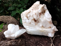 Natural Quartz Clusters x 2 From Madagascar