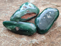 Polished Emerald Mtorolite Free Forms x 12 From Mutorashanga, Zimbabwe