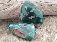 Polished Emerald Mtorolite Free Forms x 12 From Mutorashanga, Zimbabwe