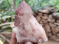 Natural Red Hematoid Quartz Clusters x 6 From Karoi, Zimbabwe