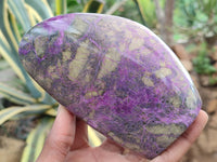 Polished Stichtite Standing Free Forms x 2 From Barberton, South Africa